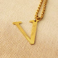 Pingente Letra em Ouro 18K