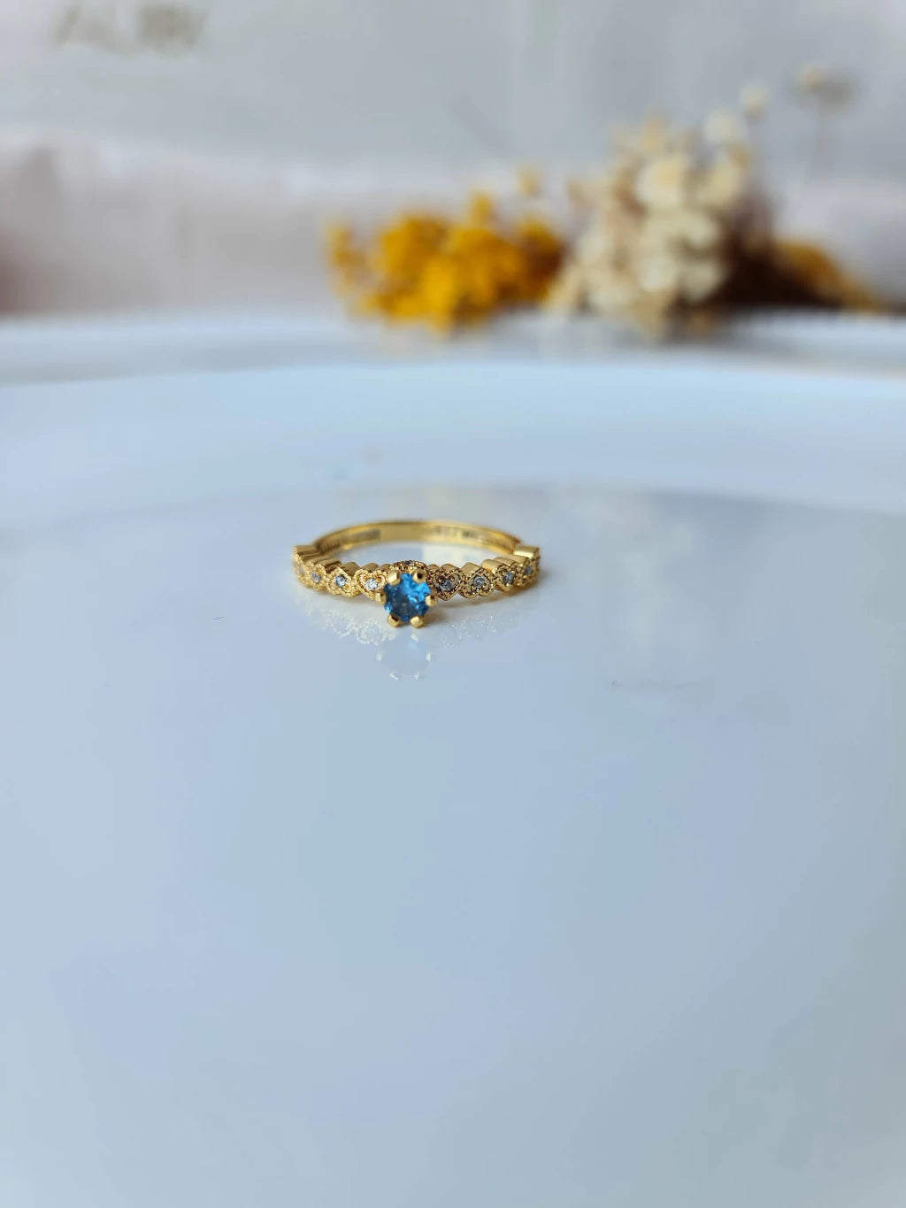 Solitário Melissa em Ouro 18k