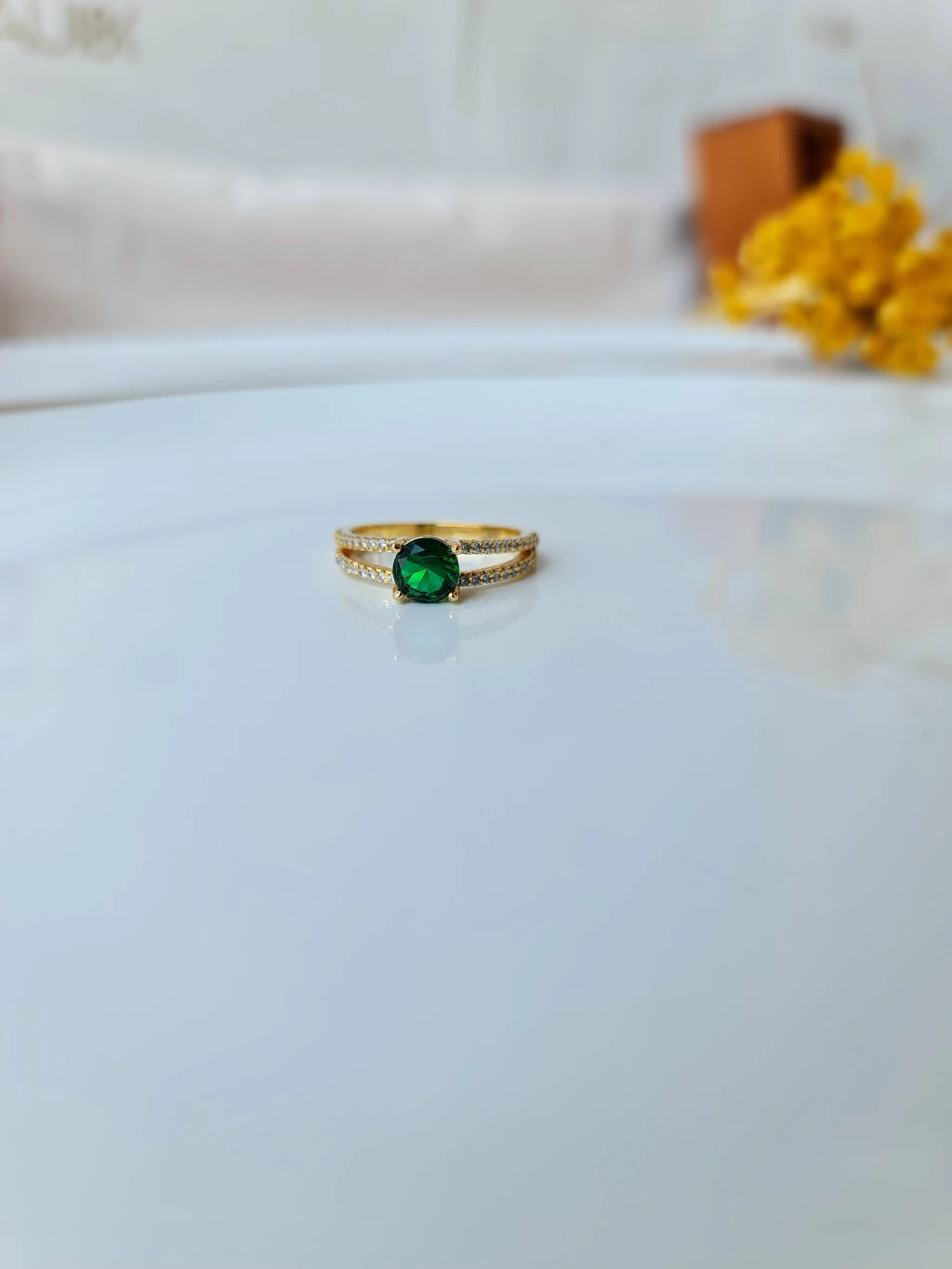 Solitário Íris em Ouro 18k
