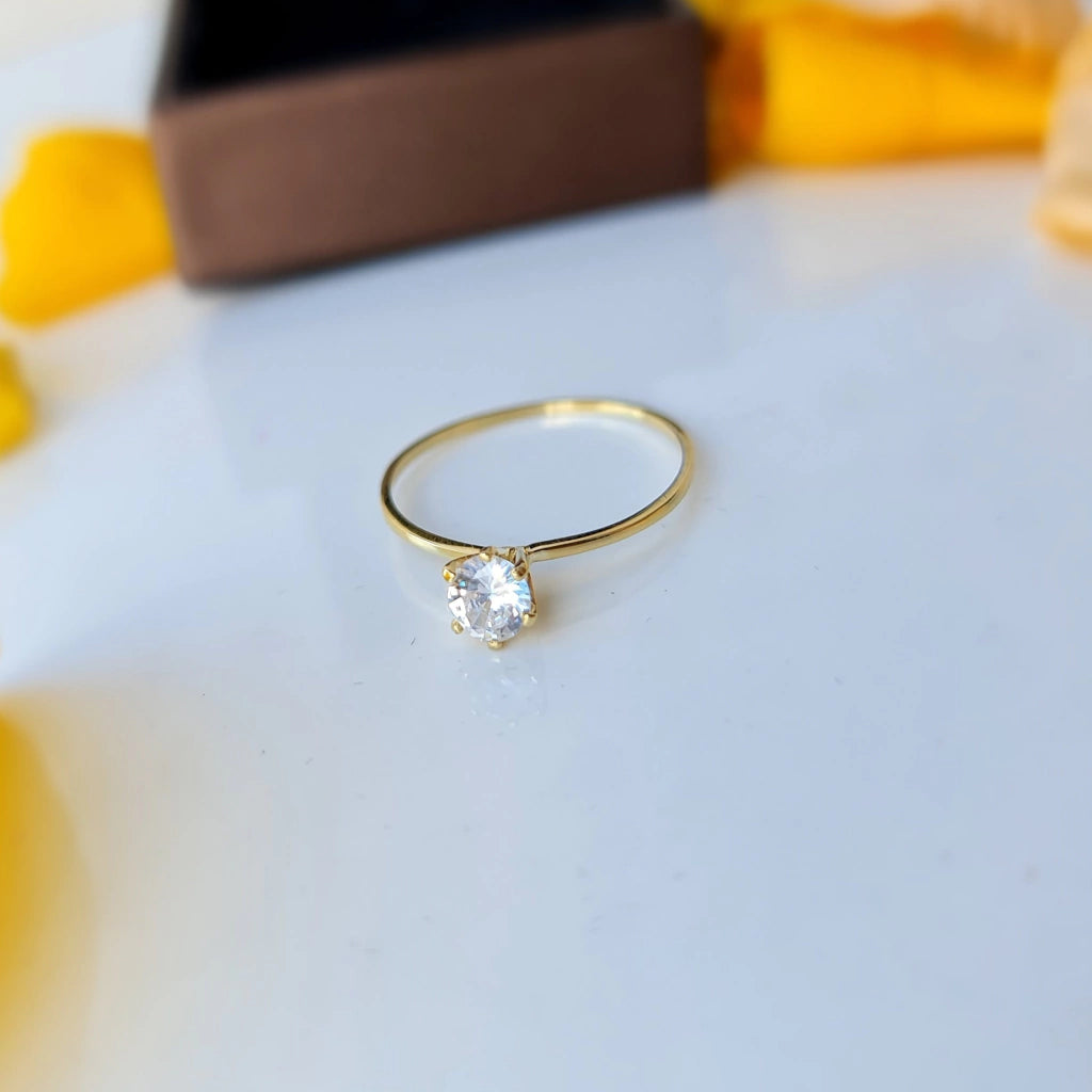 Solitário Dia das Mães em Ouro 18k