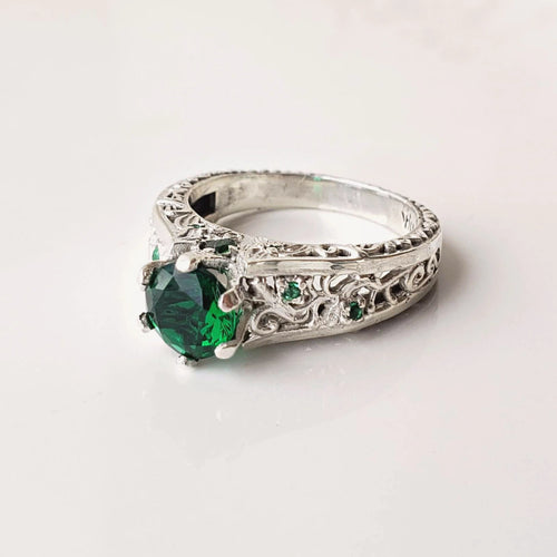 Anel de Formatura Alpha Prata 950