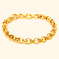 Pulseira Portuguesa em Ouro 18K 7mm