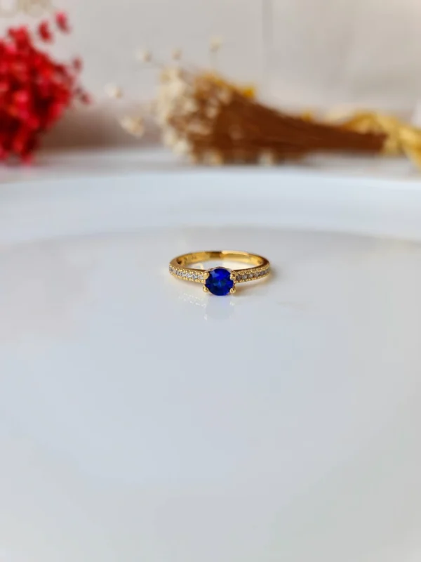 Solitário Jasmin em Ouro 18k