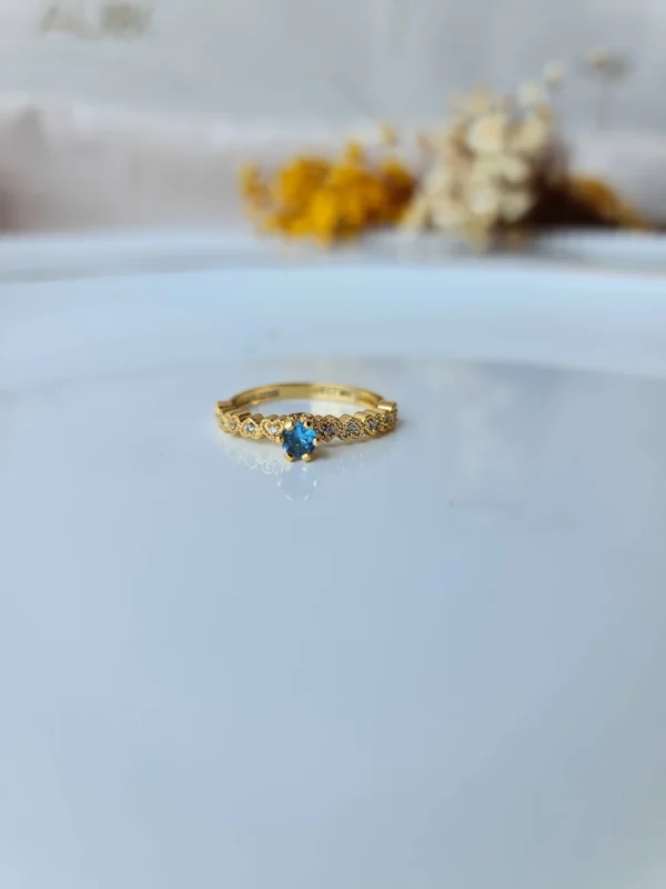 Solitário Melissa em Ouro 18k