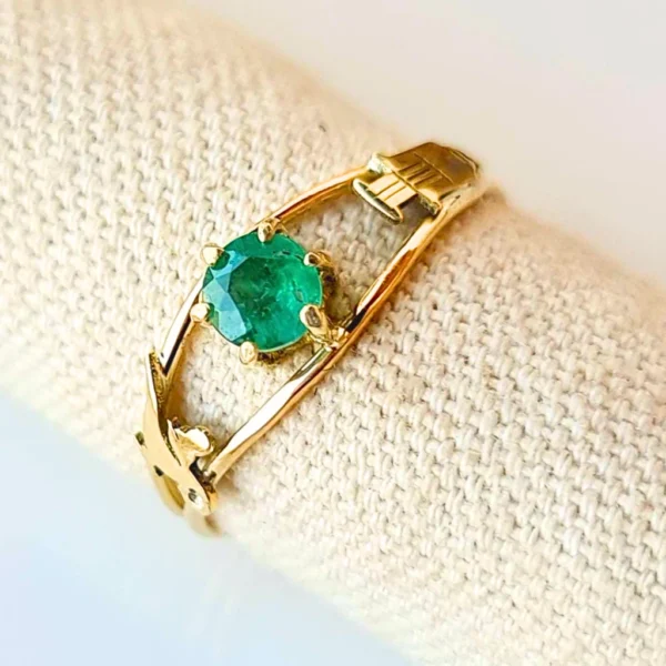 Anel de Formatura Rana Ouro 18K
