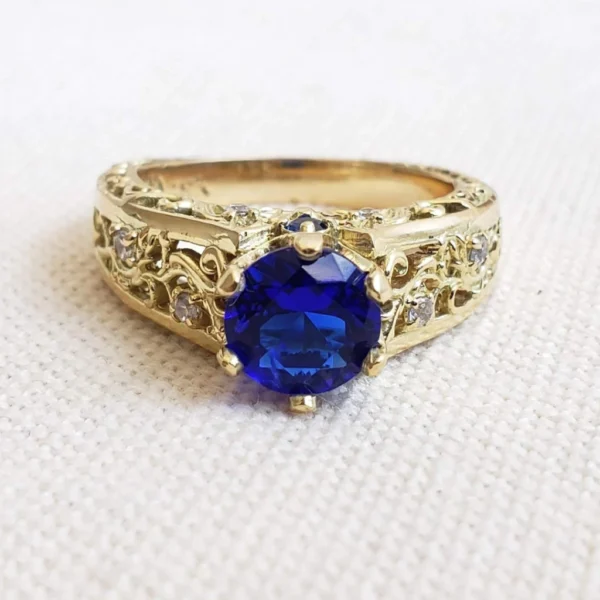 Anel de Formatura Alpha Ouro 18K
