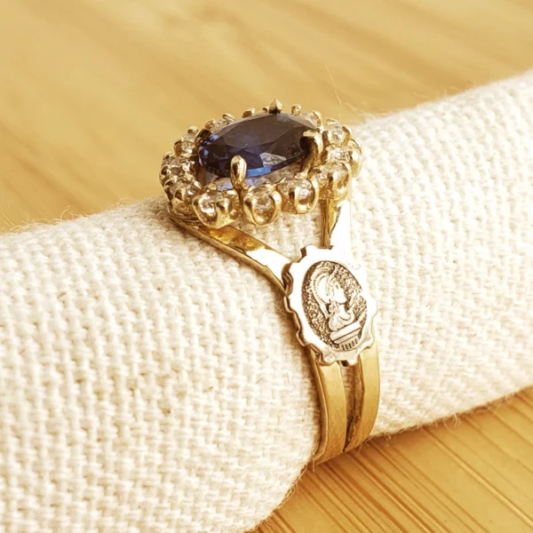 Anel de Formatura Lucida Ouro 18K