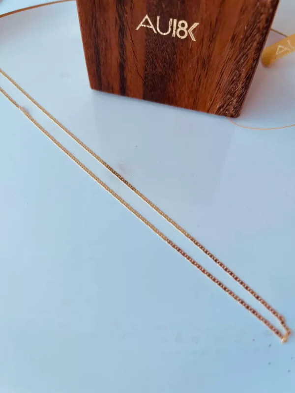 Corrente Piastrine em ouro 18K